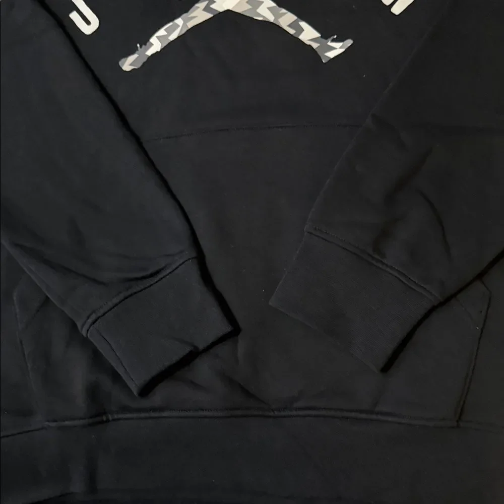 Jordan Black Hoodie with Jumpman Logo